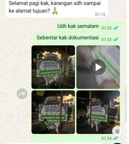Pengiriman Papan Bunga Selamat Sukaasih