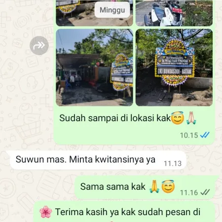 Pengiriman Papan Bunga Duka Sukaasih