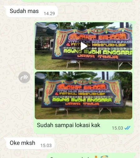 Pengiriman Papan Bunga Sukaasih