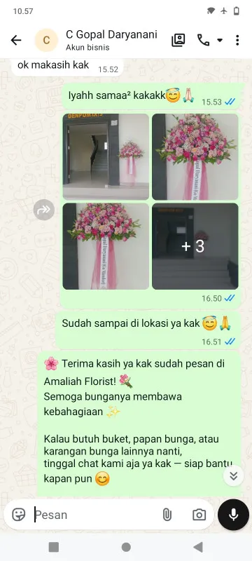 Pengiriman Karangan Bunga Sukaasih